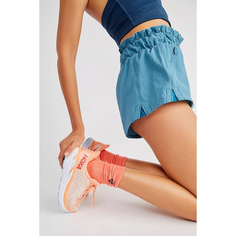 HOKA | Clifton 8 Sneakers in Cantaloupe / Silver Peony